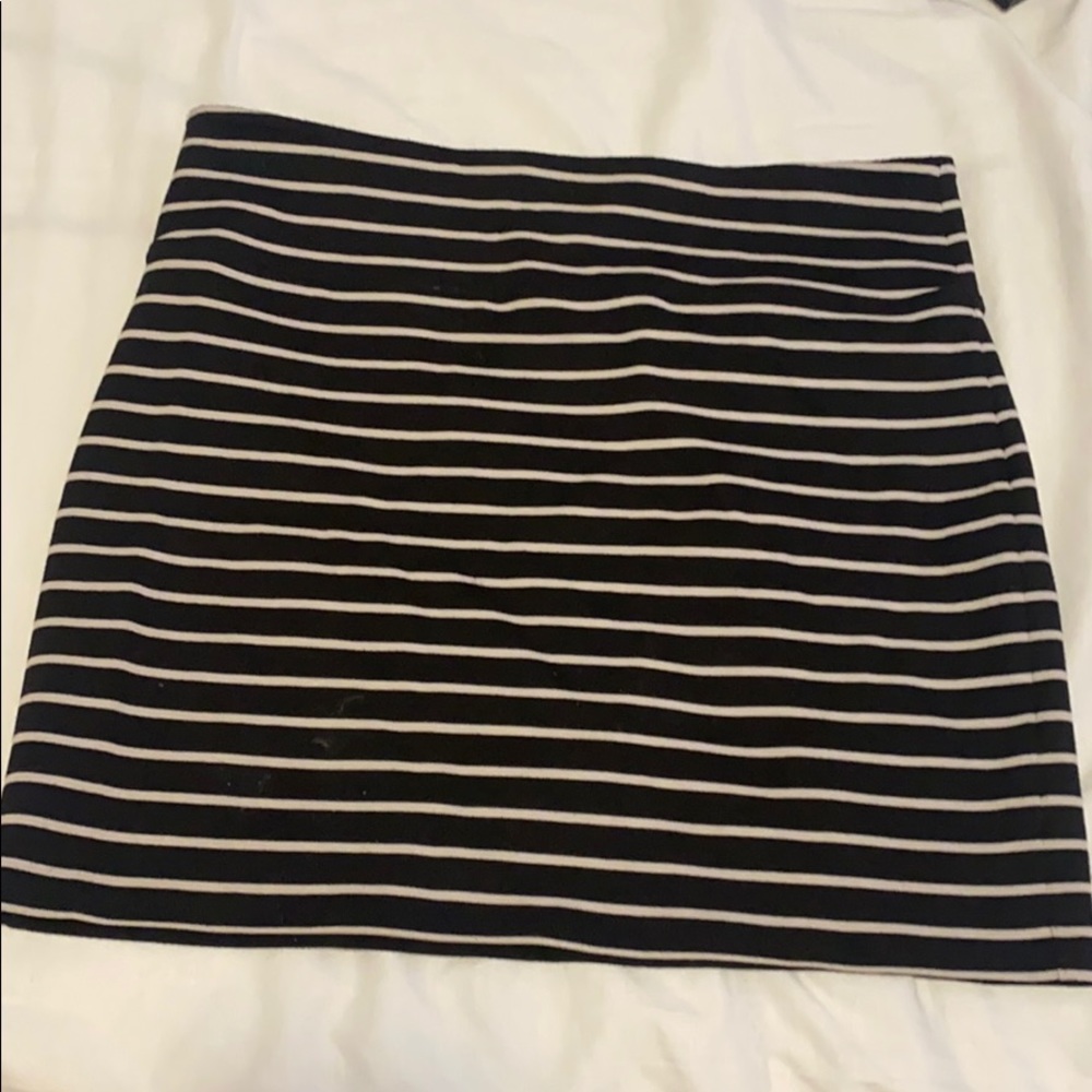 Striped Bodycon Skirt